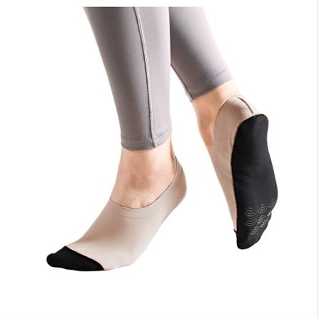 Liukumattomat joogasukat naisille, Pilates- ja barre-sukat pidikkeillä, treenisukat Grey S