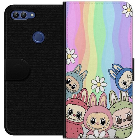 Kompatibel Tegnebogsetui til Huawei Huawei P smart Regnbage