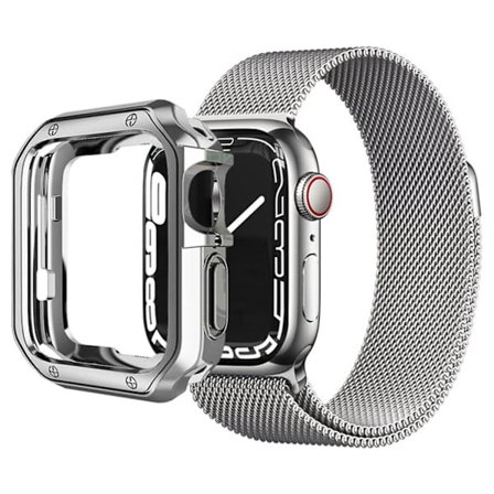TPU Klokkebeskytter Hurtigutløser Sports Klokkeveske For Apple Watch Series 7 45mm/Series 8 45mm