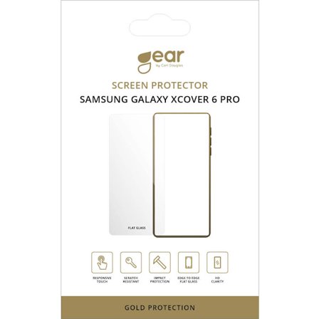 Skärmskydd 2.5D Gold Case Friendly - Samsung Galaxy Xcover 6 Pro/7/7 Pro