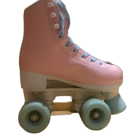 Bubbelgum Rosa rullskridskor från Rookie och skydd