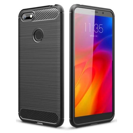 Carbon Flex Motorola Moto E6 Play skal - Svart Svart