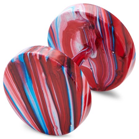 Satago | Cercel 10 mm multicolor din oțel inoxidabil stil plug fals cu șurub pentru bărbați - Cercei cu șurub