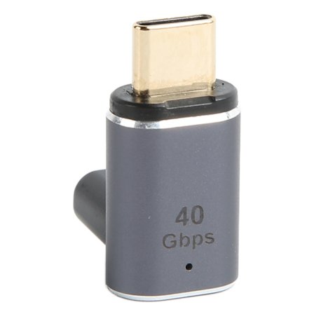 USB C magnetisk adapter rett vinkel PD100W 40 Gbps Støtter 8K type C hunn til type C hann magnetadapter for bærbar PC
