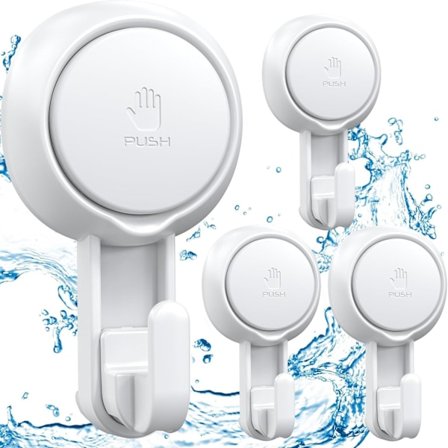 Imukuppikoukut Uudelleenkäytettävät Suihkuseinään Tyhjiö Kylpyhuone Irrotettava Ikkunalasi Ovi Imukuppiripustin Raskaan Käytön Koukku Seppeleelle 4 