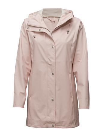 Raincoat Outerwear Rainwear Rain Coats Vaaleanpunainen Ilse Jacobsen
