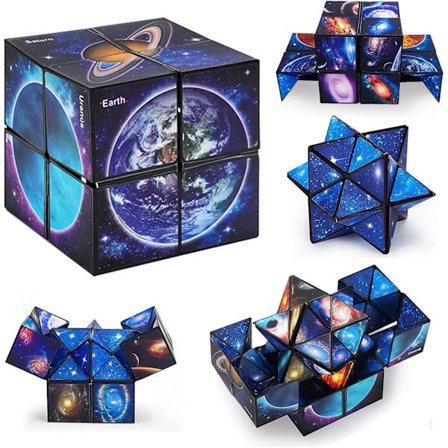 Legetøj til drenge 8-12 år gaver, Infinity Cube Fidget legetøj til børn 8-10 år Star Cubes til drenge piger legetøj 10-12 år (BT)