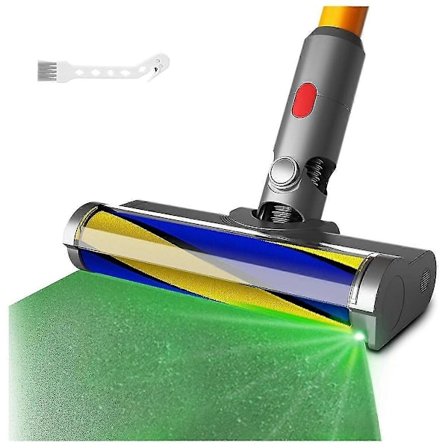 Yhteensopiva V7 V10 V11 V15 Imurin Pääpuhdistuslisäosan kanssa, Pölynilmaisinvalolla, Pehmeä Rullapuhdistin - Perfet