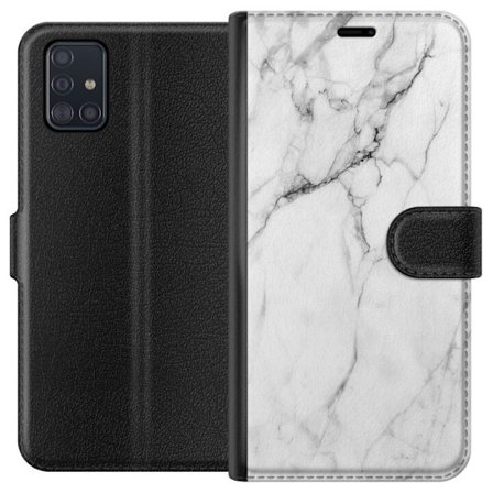 Kompatibelt Lommeboketui til Samsung Galaxy A51 Marmor
