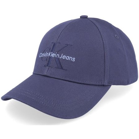 Calvin Klein - Blå adjustable Keps - Monogram Cap Blue Adjustable @ Hatstore