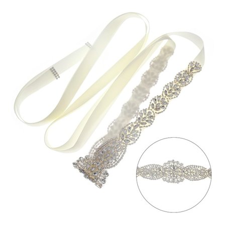 Käsintehty timantti-vyö, helmi-koriste, vyöketju häämekkoon