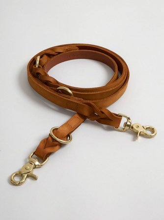 nordog Hugo Flettet Line Cognac, Tøj & Bolig, Tilbehør Til Kæledyr, Halsbånd & Seler