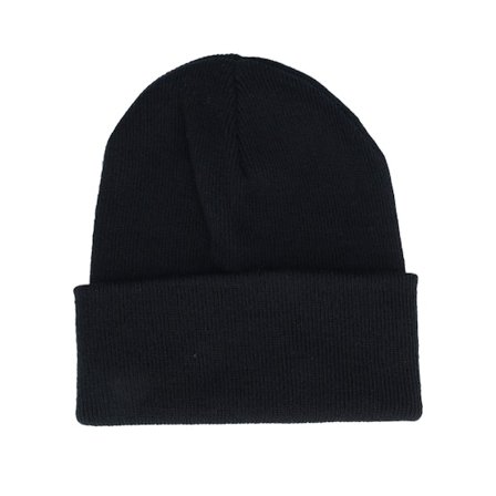 Beechfield - Nero cuff Beanie - Kids Black Junior Cuff @ Hatstore