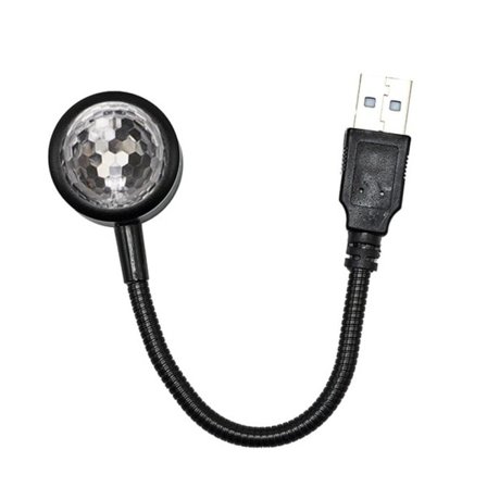 Led USB Solnedgang Lampe Nat Lys Projektor Fødselsdag Fest Dekoration Bærbar Humør Lys