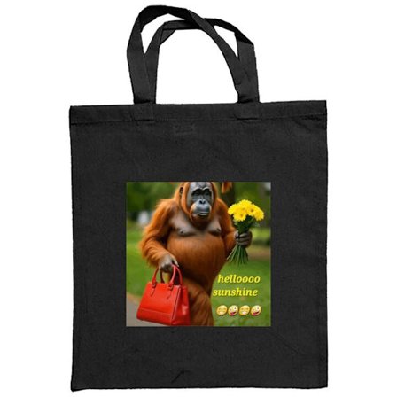 Stoffpose Rosa Stitch motiv - søt figur i pastell med blomsterbakgrunn, perfekt for de som elsker kawaii og Disney-stil