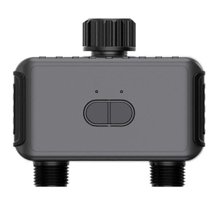 Smart 2-Zone Vandingsventil med Bluetooth - Havevandingssystem Controller, Automatisk Drypvanding