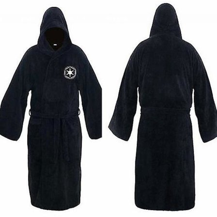 Star Wars Badekåpe Jedi Sith Hetter Kåpe Kappe Fleece Kjole Svart