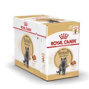 Royal Canin British Shorthair Adult Cat, 12x85g vådfoder