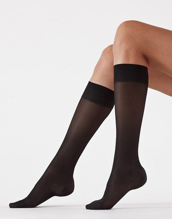 Viva Knæstrømpe Sort 40 Den. Onesize, Tøj & Bolig, Rejsetilbehør, Støttestrømper