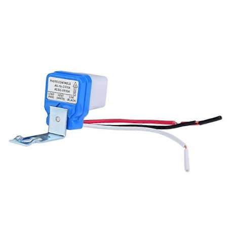 Automatisk Tænd/Sluk Automatisk Kontakt Gadebelysning Kontakt Lysstyring Lyssensor AC 24V 10A