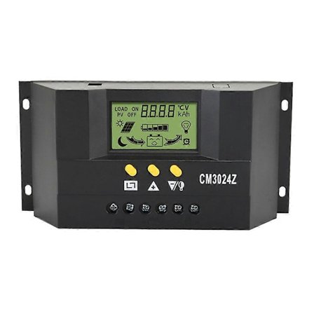 CM3024Z 30A 12V/24V Solarladdningsregulator Generator för Hem Solpanel Batteri