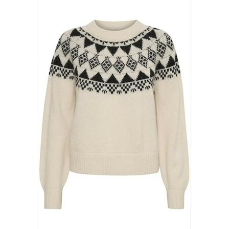 Part Two, Round-neck Knitwear Biały, Kobieta, Rozmiar: L