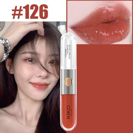 Kiko Milano Infinity Dual Effect Lipstick, flytende tekstur, matt/gloss, 6 ml