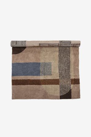 Bloomingville - Bomuldstæppe Zofia - Flerfarvet - Bomulds- & kludetæpper - 140X200 - Fra Homeroom