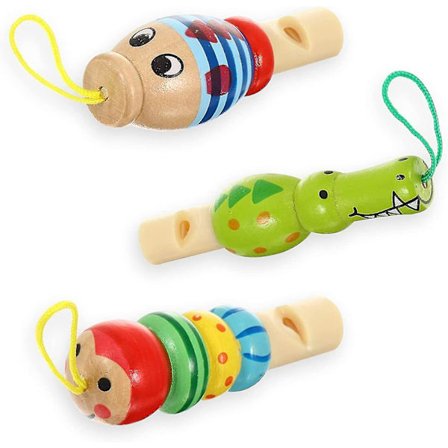 3 stk. Dyre Fløjter i Træ til Børn Teenagere Børn, Sød og Bedårende Fløjte i Træ Musikinstrument