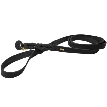 Hunter - Leash Sansibar Solid 20/180 Black - Hund - Halsbånd - ZOO.no