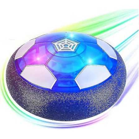 Hover Fodbold Bold Legetøj til Børn, USB Genopladelig Hover Fodbold Bold Med Beskyttende Skum Bumper Og Farverige (FMY)