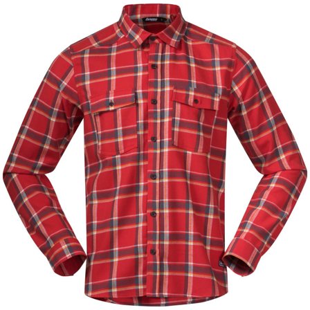 Bergans Men's Tovdal Shirt Men long-sleeved shirts Red S