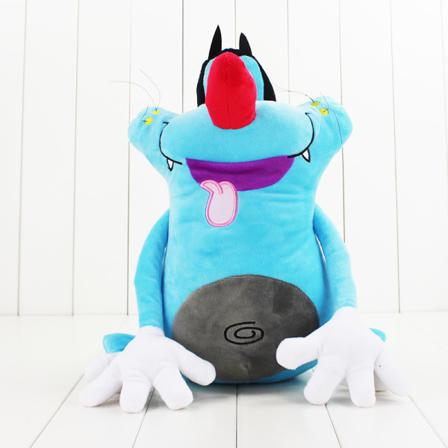 36 Cm Oggy Och Kackerlackorna Fransk Tecknad Oggy Plysch