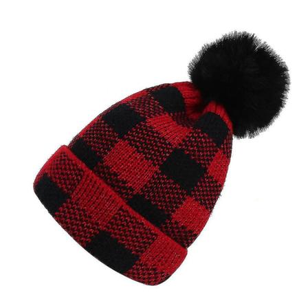 Muodi Karvapallo Hila Mom Ja Vauva Neulonta Pysy Lämpimänä Hattu
