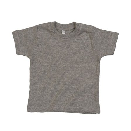 Babybugz Baby Melange T-shirt 3-6 månader Heather Grey Melange