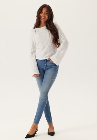 VERO MODA Vmflash Mr Skinny Jeans Li347 Medium Blue Denim Tøj