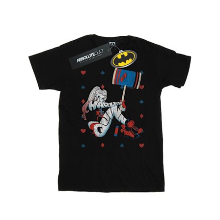 DC Comics Girls Harley Quinn Spelkortsdräkt Bomull T-shirt 7