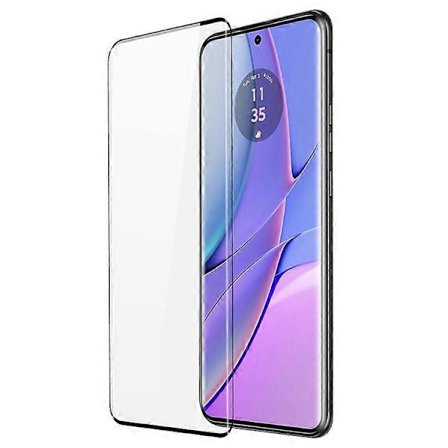 DUX DUCIS Kompatibel med Motorola Edge 40 5G Skjermbeskytter 3D Varmbøyd Full Lim Medium Alumina Glass Skjermfilm