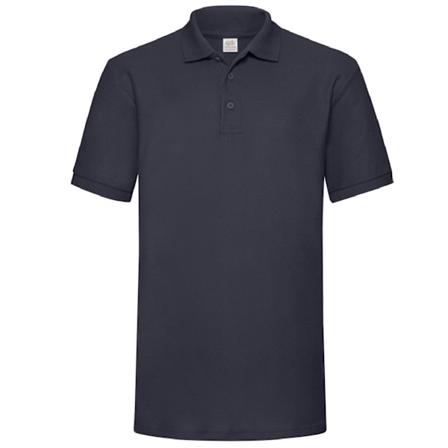 Fruit Of The Loom Herr 65/35 Heavyweight Pique Kortärmad Pol Deep Navy XL