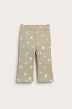 Kappahl | Ocieplane legginsy we wzory | Beżowy