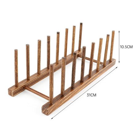 Træstativ bogdisplay 10 10