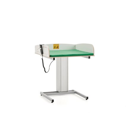 Hæve sænke puslebord NEIL, uden vask, 800x800 mm