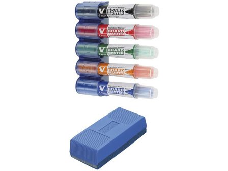 Pilot Begreen Whiteboardset Begreen 7/fp - Lyreco - Kontorsmöbler och inredning - Whiteboardtavlor och tillbehör - Startset för whiteboardtavlor