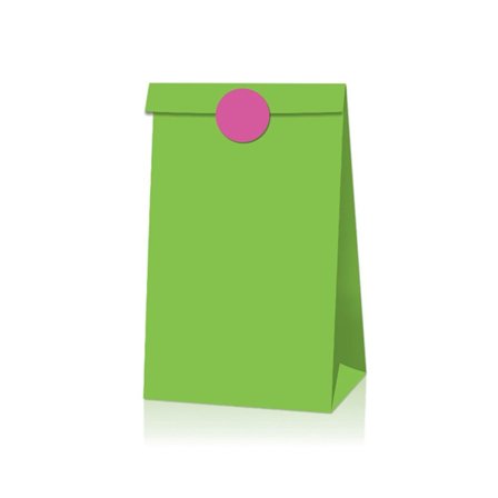 5st påsar och klistermärke Stand Up GRÖN