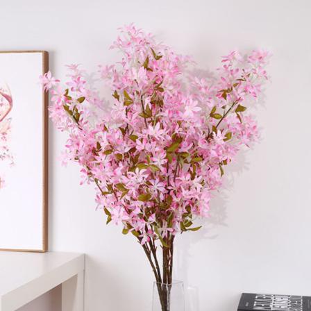 Konstgjord bukett med konstgjorda blommor för hem och fest