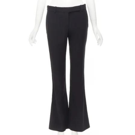 Alexander McQueen Pre-owned, Pre-owned Acetate bottoms Zwart, Dames, Maat:S,rayon