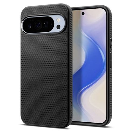 Spigen telefontaske til Google Pixel 10 Pro XL Liquid Air - Mat Sort