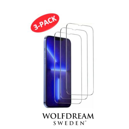3pack Skärmskydd I 9h Premium Härdat Glas Till Iphone 12mini Transparent