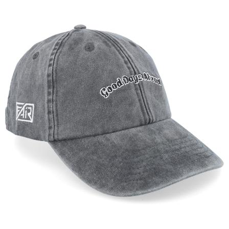 Fair - Musta unconstructed Lippis - Good Days Ahead Black Dad Cap @ Hatstore