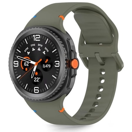 Tech-Protect Silicone Watch Strap for Samsung Galaxy Watch 8/8 Classic - Green